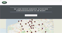 Desktop Screenshot of landrover-dealer.be
