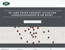 Tablet Screenshot of landrover-dealer.be